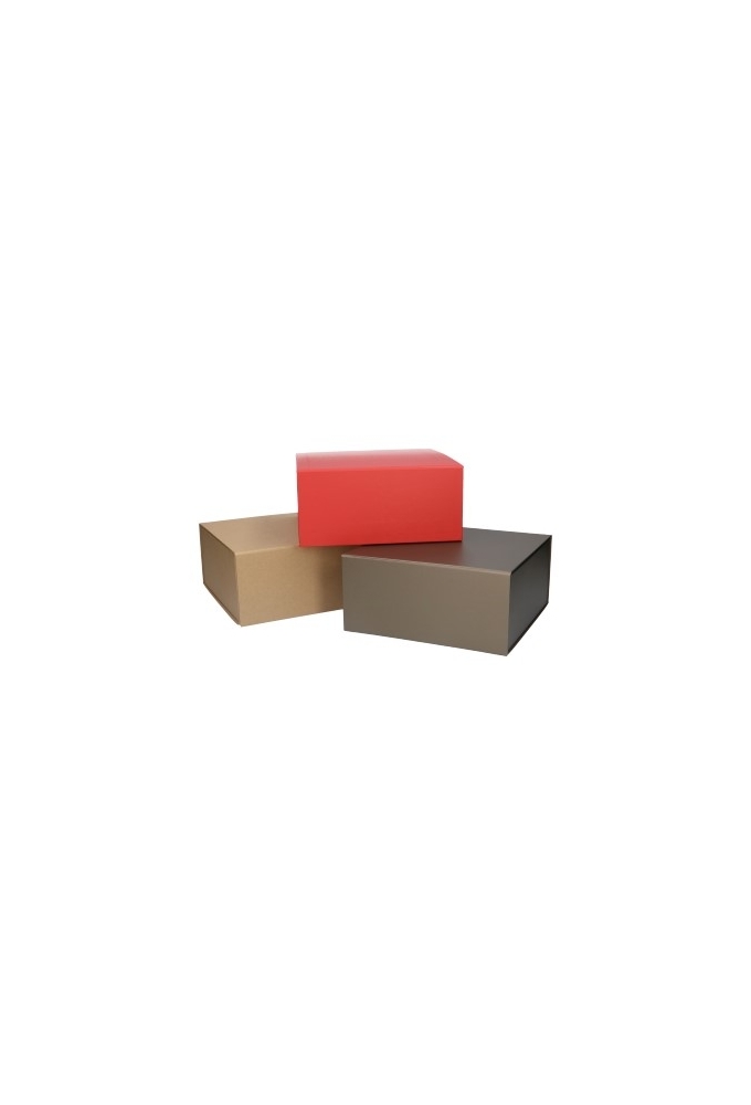 Luxe Magneetdozen New York FSC® Kraft Naturel 22x22x10cm 1200gr 25st