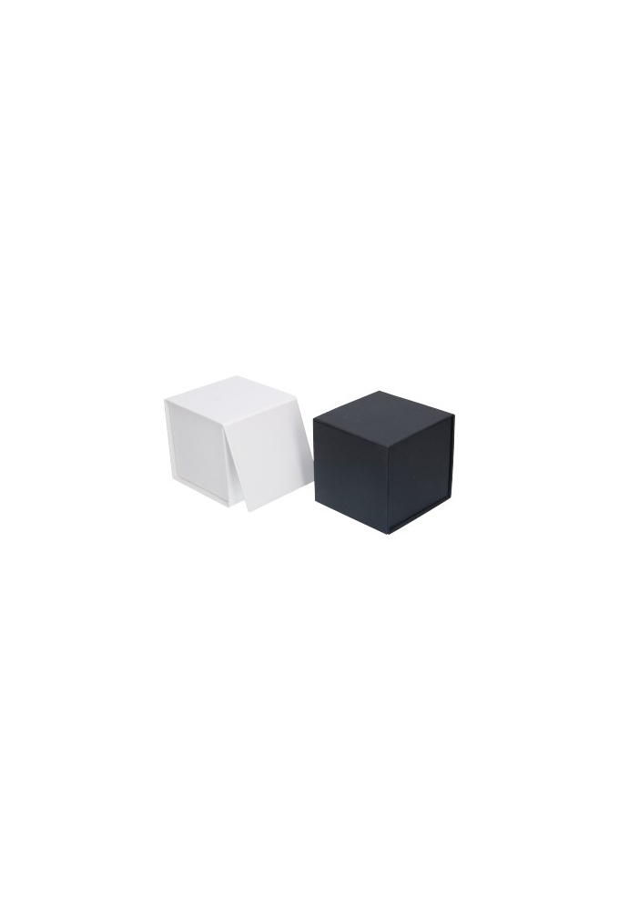 Luxe Magneetdozen New York FSC® Kubus Zwart Mat 10x10x10cm 1200gr 25st