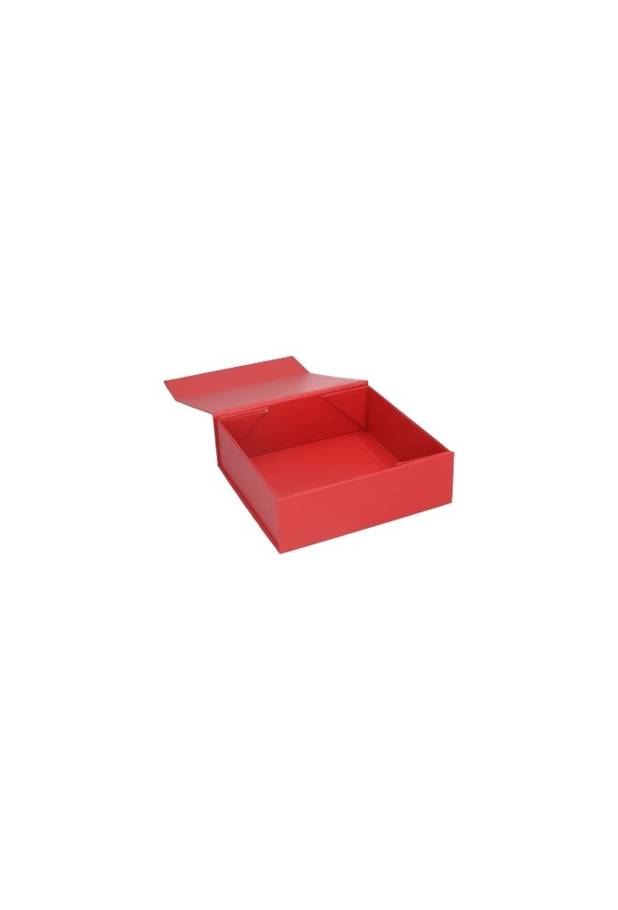 Luxe Magneetdozen New York FSC® Mat Rood 15x15x5cm 1200gr 25stuks