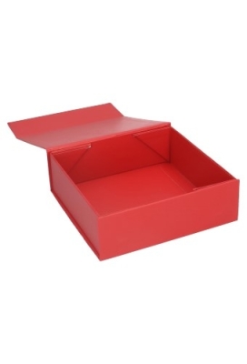 Luxe Magneetdozen New York FSC® Mat Rood 15x15x5cm 1200gr Los Model
