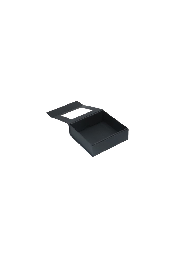 Luxe Magneetdozen New York FSC® Zwart Mat & Venster 15x15x5cm 25stuks