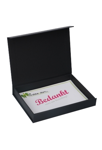 Luxe Magneetdozen New York FSC® Zwart Mat 15.5x11x2cm A6 25stuks