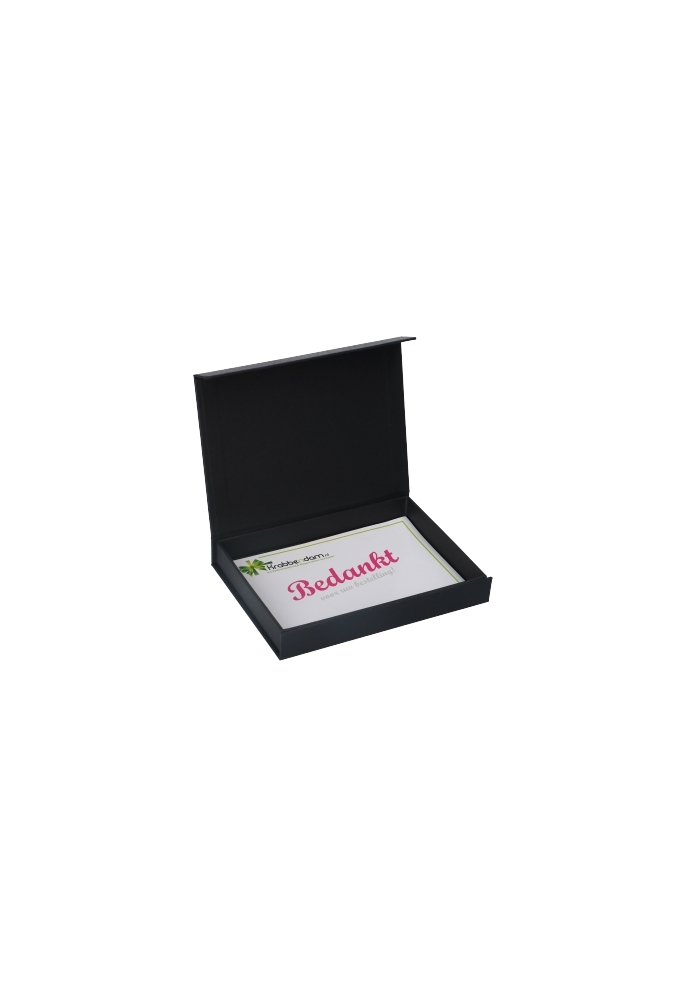 Luxe Magneetdozen New York FSC® Zwart Mat 15.5x11x2cm A6 25stuks