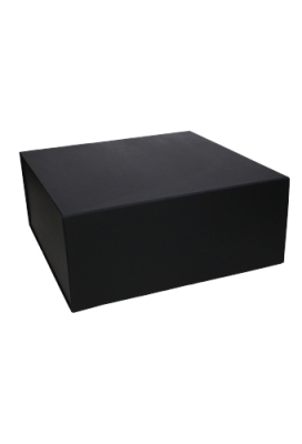 Luxe Magneetdozen New York FSC® Zwart Mat 35x35x15cm 1200gr Los Model