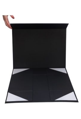 Luxe Magneetdozen New York FSC® Zwart Mat 40x40x20cm 1200gr Los Model