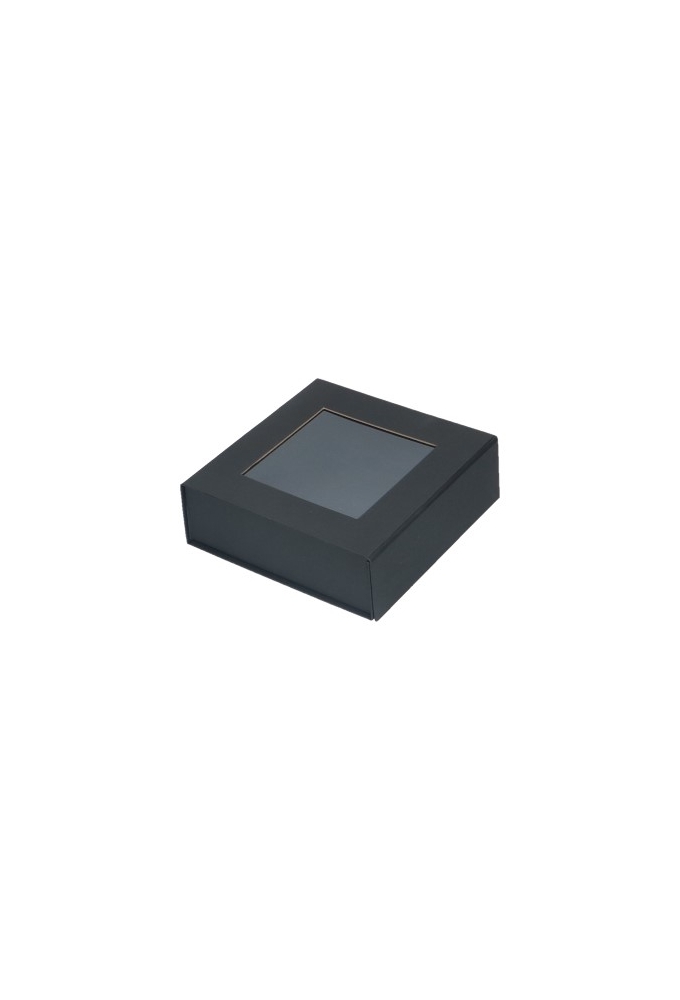 Luxe Magneetdozen New York FSC® Zwart Mat Venster 15x15x5cm Los Model