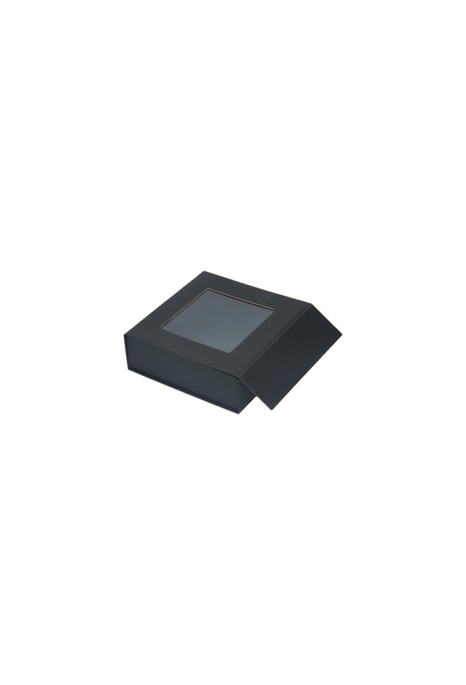 Luxe Magneetdozen New York FSC® Zwart Mat Venster 15x15x5cm Los Model