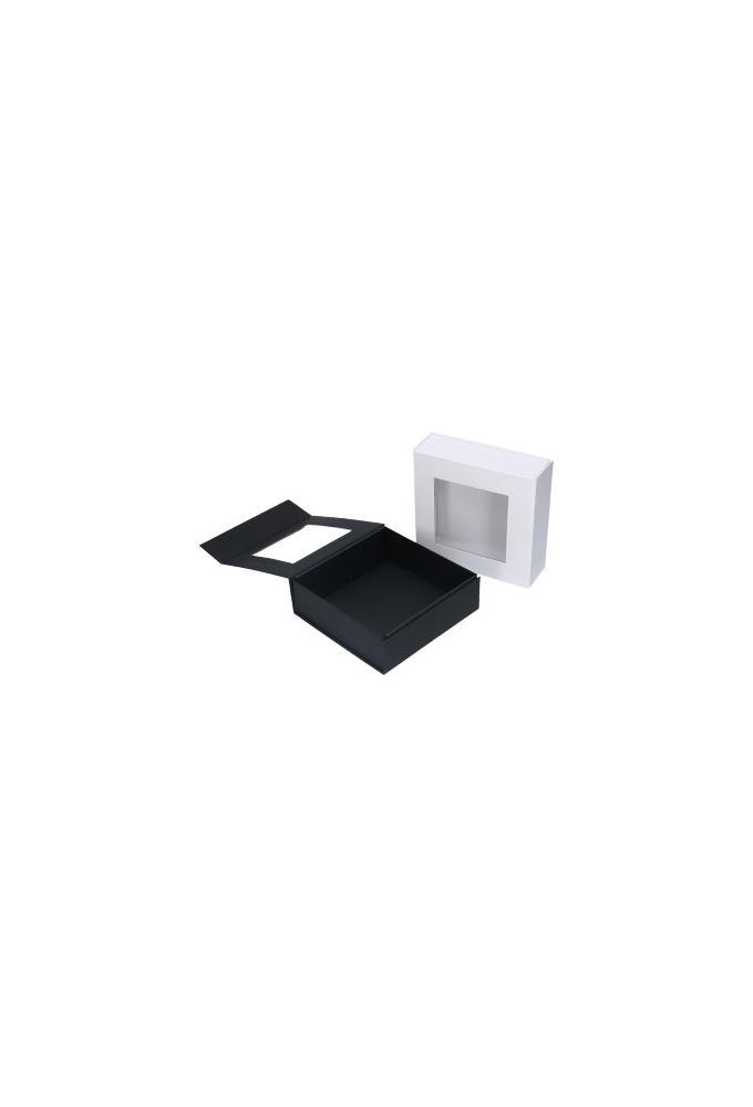 Luxe Magneetdozen New York FSC® Zwart Mat Venster 15x15x5cm Los Model