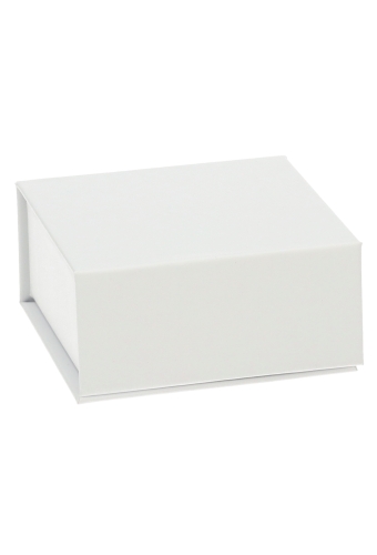 Magneet Bonbondoosjes Mat Wit 4 Bonbons 6.9x6.9x3cm FSC® 10stuks