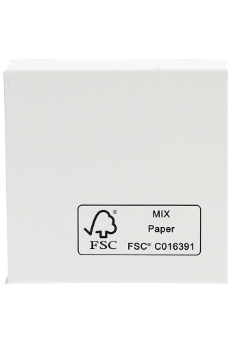 Magneet Bonbondoosjes Mat Wit 4 Bonbons 6.9x6.9x3cm FSC® 10stuks