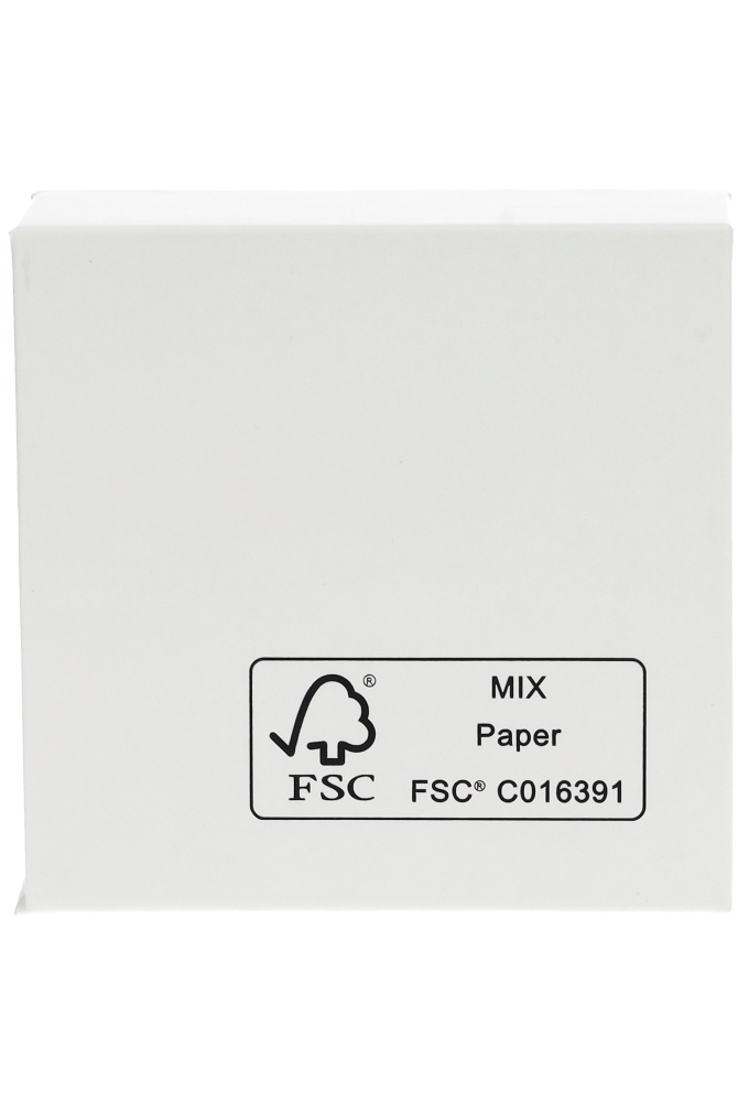 Magneet Bonbondoosjes Mat Wit 4 Bonbons 6.9x6.9x3cm FSC® 10stuks