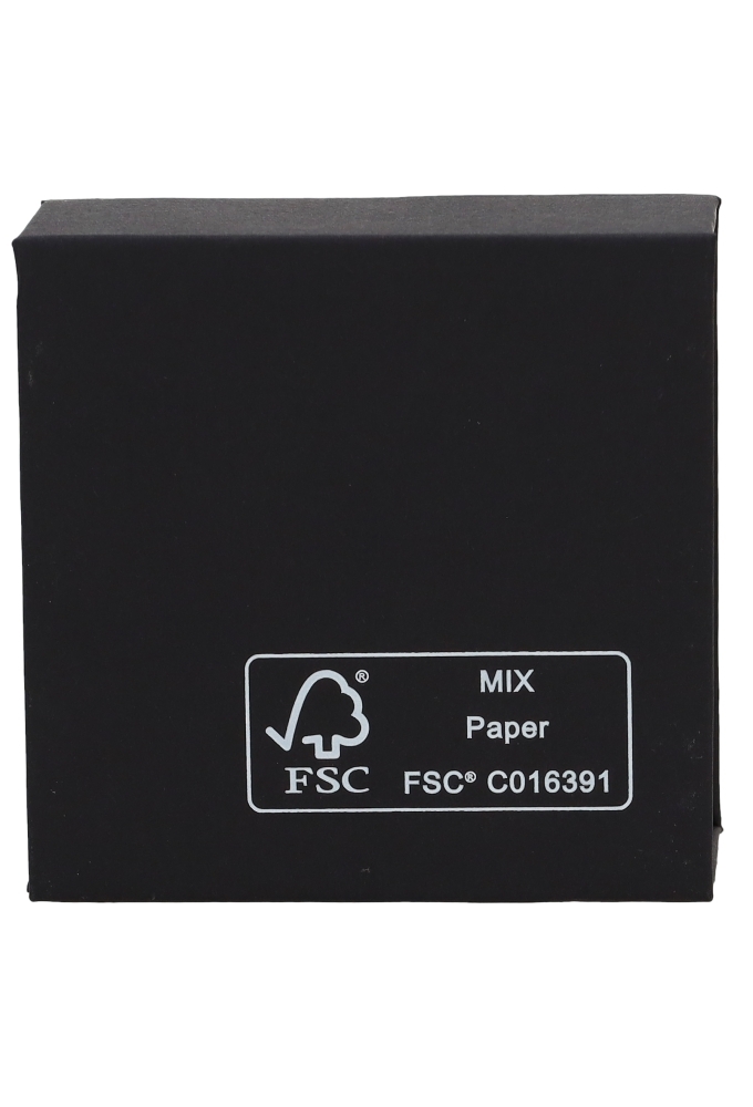 Magneet Bonbondoosjes Mat Zwart 4 Bonbons 6.9x6.9x3cm FSC® 10stuks