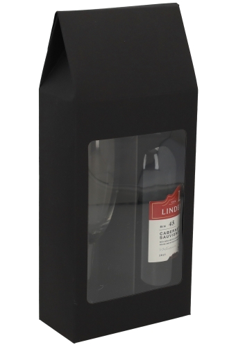 Piccolo Wijnverpakking Tivoli Black Window 13x6.5x30cm FSC® 10stuks