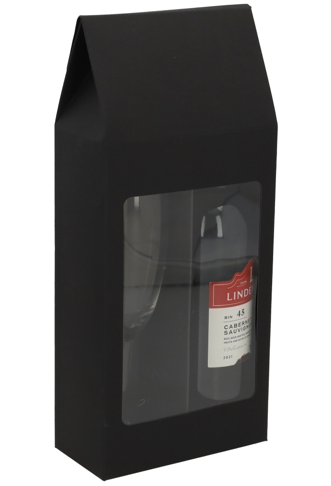 Piccolo Wijnverpakking Tivoli Black Window 13x6.5x30cm FSC® 10stuks