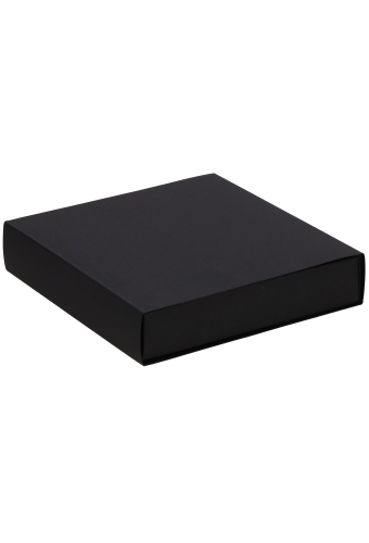 Schuif Deksel Kadodoosje Jakarta Zwart Mat FSC® 12.5x12.5x2.8cm 10st