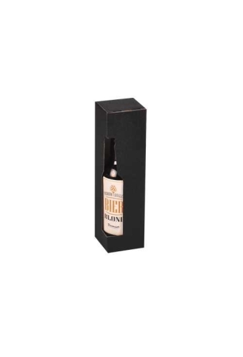 Wijnverpakking Zwart Voor 1 Piccolo 6.5x6.5x24.4cm FSC® 50stuks