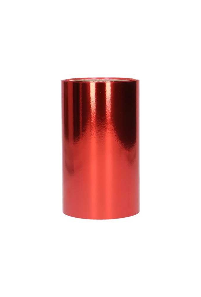 Breed Openings Lint Metallic Rood 15cm x 10meter