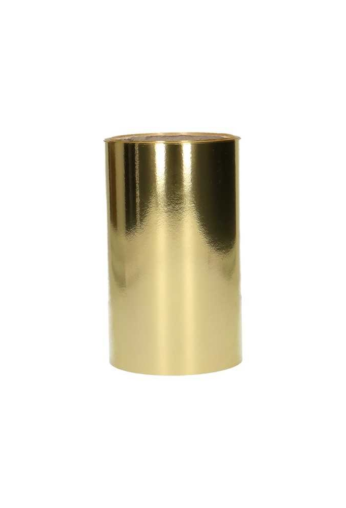 Breed Openings lint Metallic Goud 15cm x 10meter