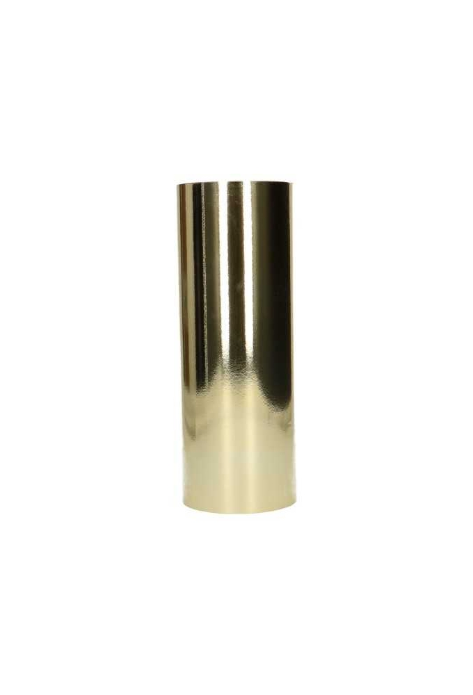 Breed Openings lint Metallic Goud 25cm x 10meter