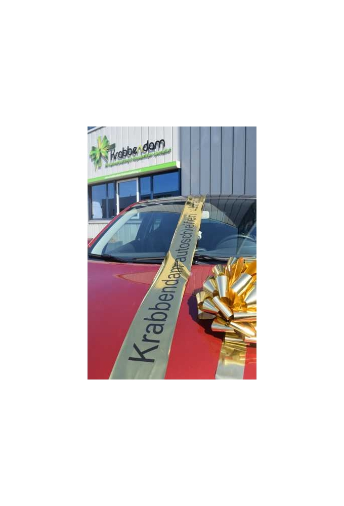 Breed Openings lint Metallic Goud 25cm x 10meter
