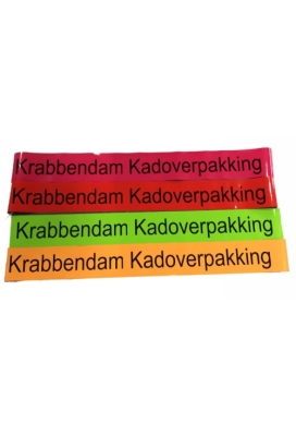 Breed Openings lint Metallic Rood 25cm x 10meter