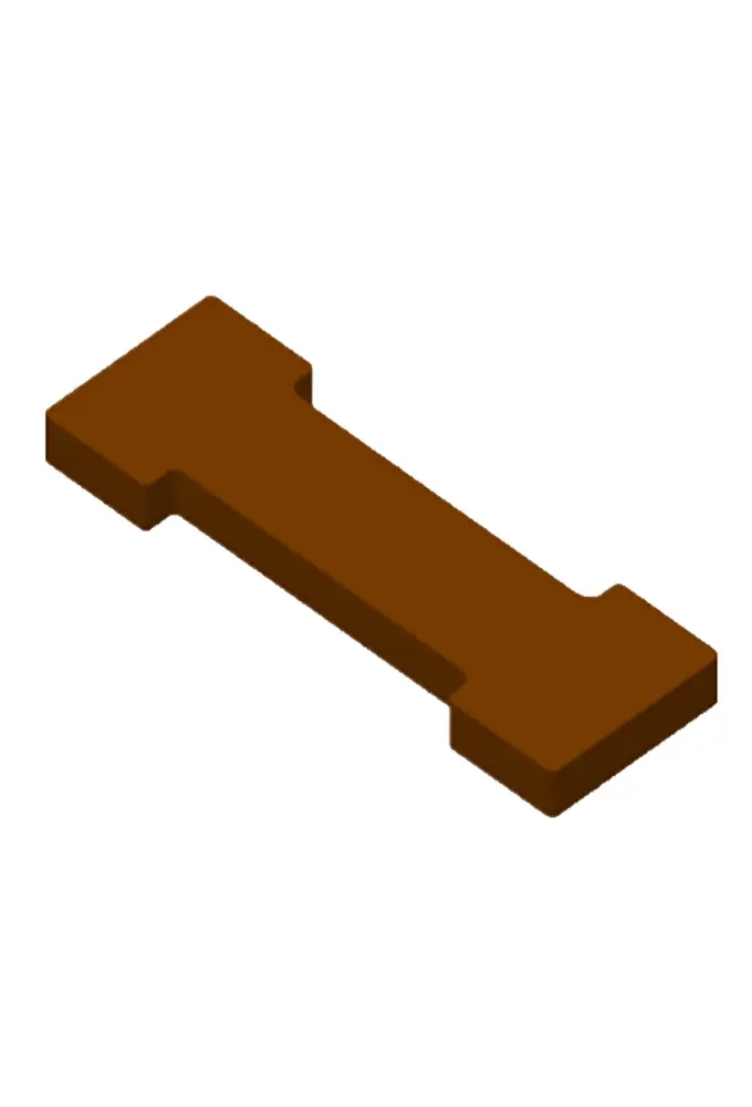 Chocoladeletter I Decoratie PLA 11x16,5x1.5cm