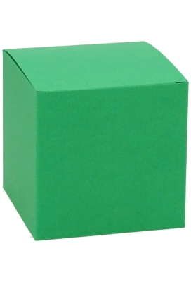 Kadodoosjes KrabBOX FSC® Groen 8x8x8cm 25stuks