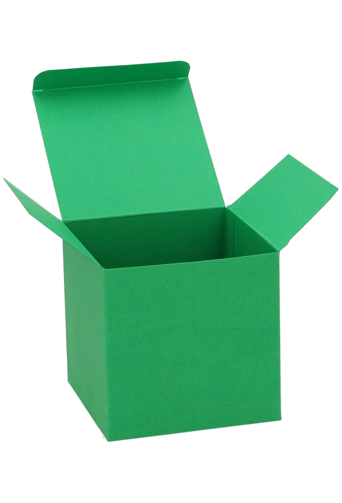 Kadodoosjes KrabBOX FSC® Groen 8x8x8cm 25stuks