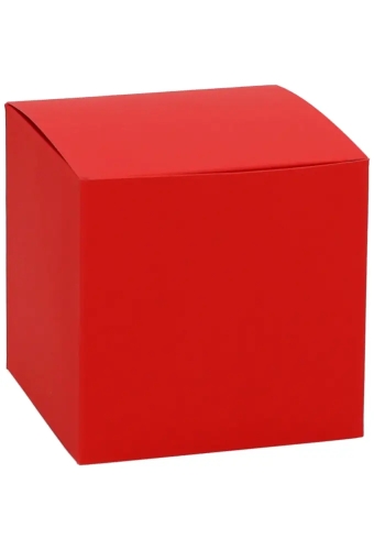 Kadodoosjes KrabBOX FSC® Rood 8x8x8cm 25stuks