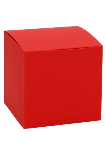 Kadodoosjes KrabBOX FSC®Rood 10x10x10cm 25stuks