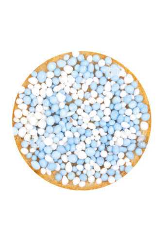 Etiketten Baby Blauwe Muisjes 4cm 500stuks