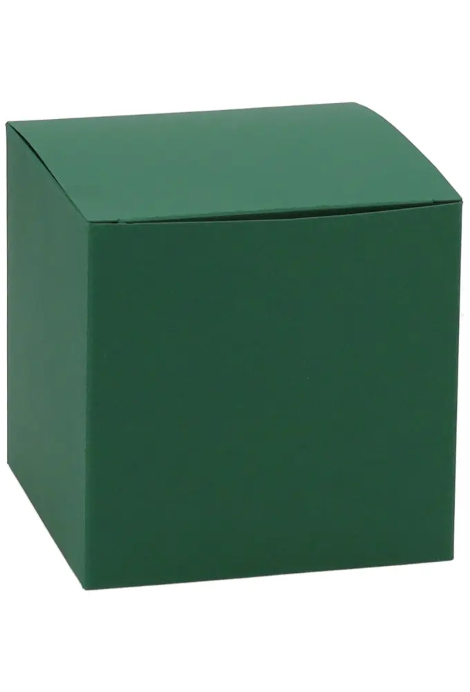 Kadodoosjes KrabBOX FSC® Donker Groen 10x10x10cm 25stuks