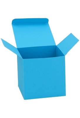 Kadodoosjes KrabBOX FSC® Blauw 8x8x8cm FSC® 25stuks