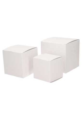 Kadodoosjes KrabBOX Gerecycled Wit 10x10x10cm 25stuks OP IS OP