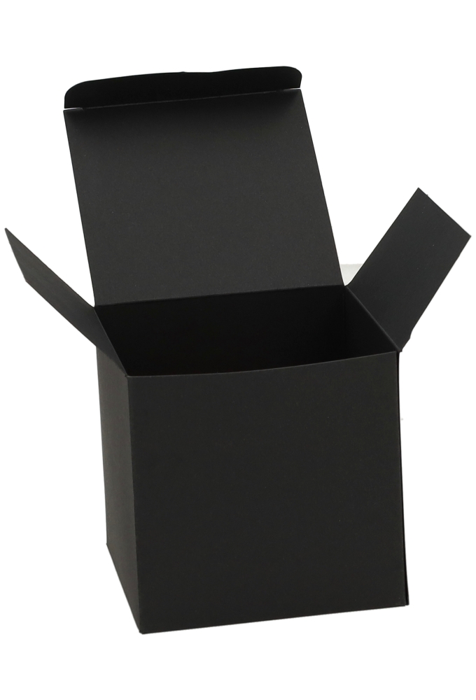Kadodoosjes KrabBOX FSC® Zwart 10x10x10cm 25stuks