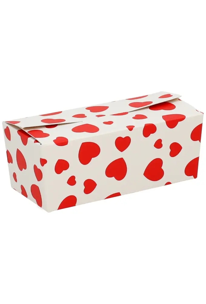 Bonbondoosjes Hartjes Bella 125 gram 10.6x5.3x4.4cm FSC®25stuks