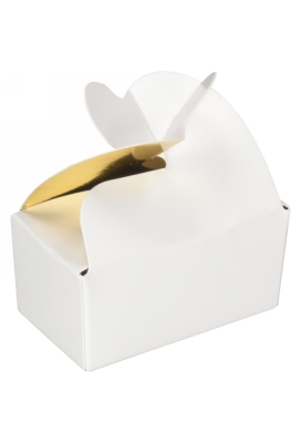 Bonbondoosjes Tumby Wit Vlinder Voor 2 Bonbons 6.7x3.9x3.2cm 50st