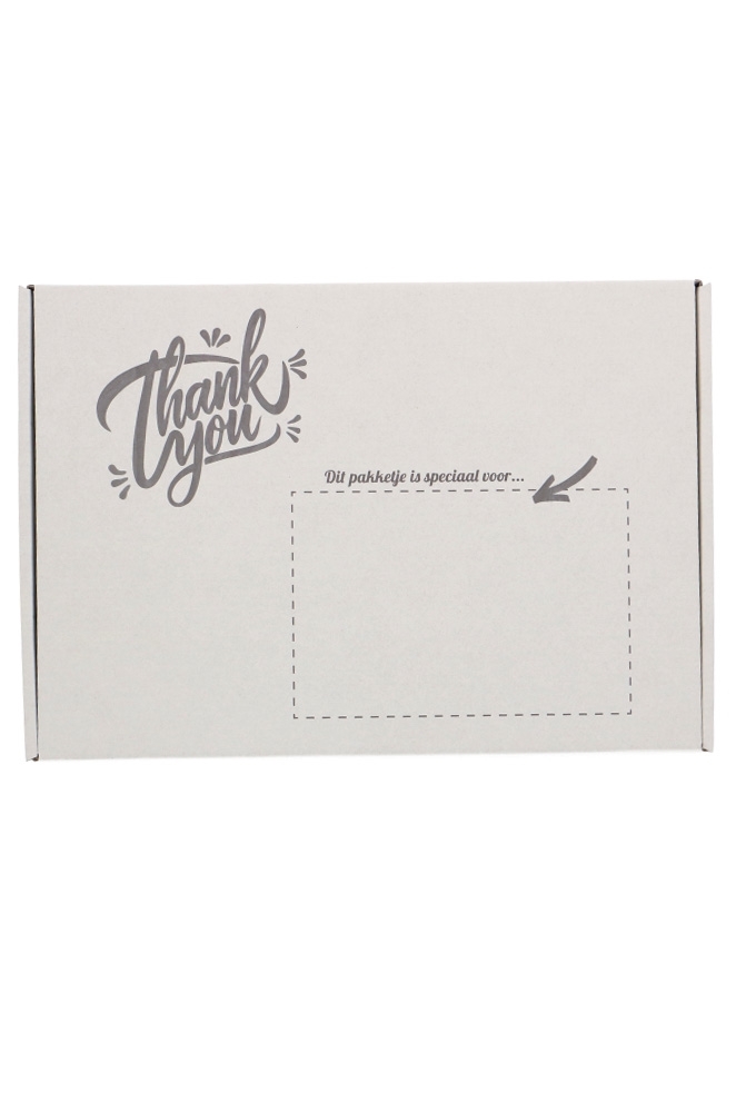 Brievenbusdoos Budget Thank you A4 31x22x2.8cm 10 stuks