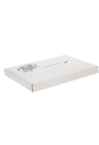 Brievenbusdoos Budget Thank you A4 31x22x2.8cm 10 stuks