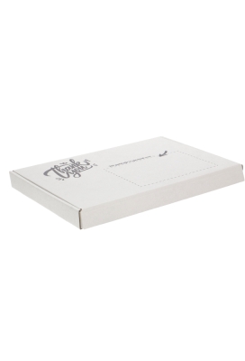 Brievenbusdoos Budget Thank you A4 31x22x2.8cm 10 stuks