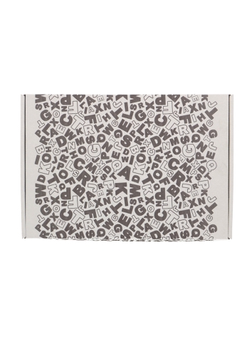 Brievenbusdoos Budget Letters Zwart A4 31x22x2.8cm 10 stuks
