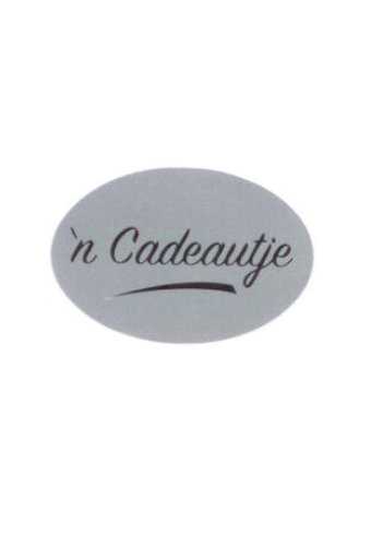 Etiketten Everyday 'n Cadeautje Zilver 3.7x2.5 cm 500stuks Etiketten Everyday 'n Cadeautje Zilver 3.7x2.5 cm 500stuks