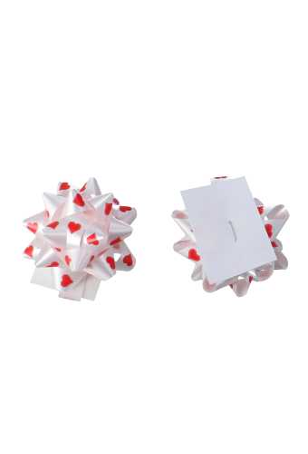 Hartjes Mini Bows Strik Rond 55mm Hartjes Met Plakker 100stuks