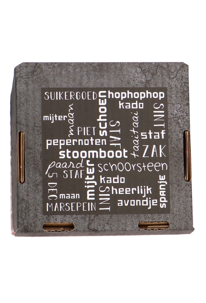 Sintgeschenkdoos Sint schoorsteen 15x15x36cm 15stuks OP IS OP