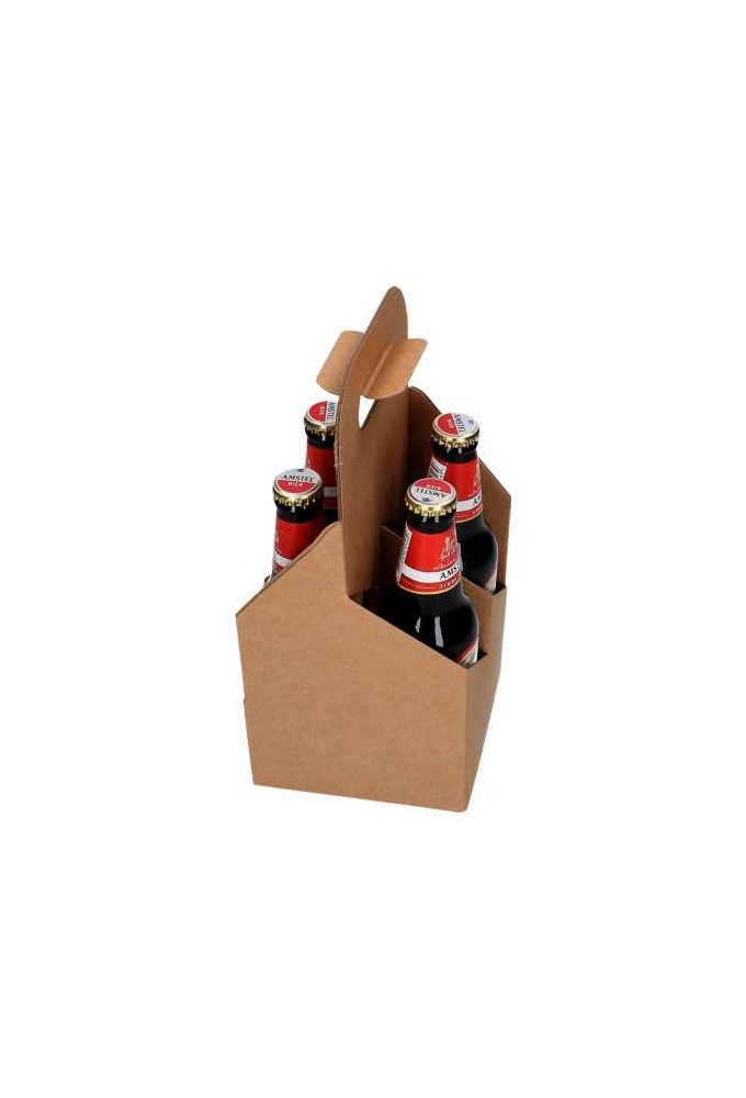 Bierverpakking Draagdoos Brugge Kraft voor 4 flesjes 33cl 10stuks