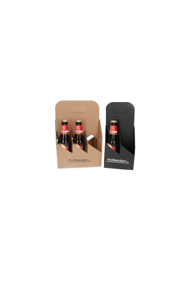 Bierverpakking Draagdoos Brugge Kraft voor 4 flesjes 33cl 10stuks