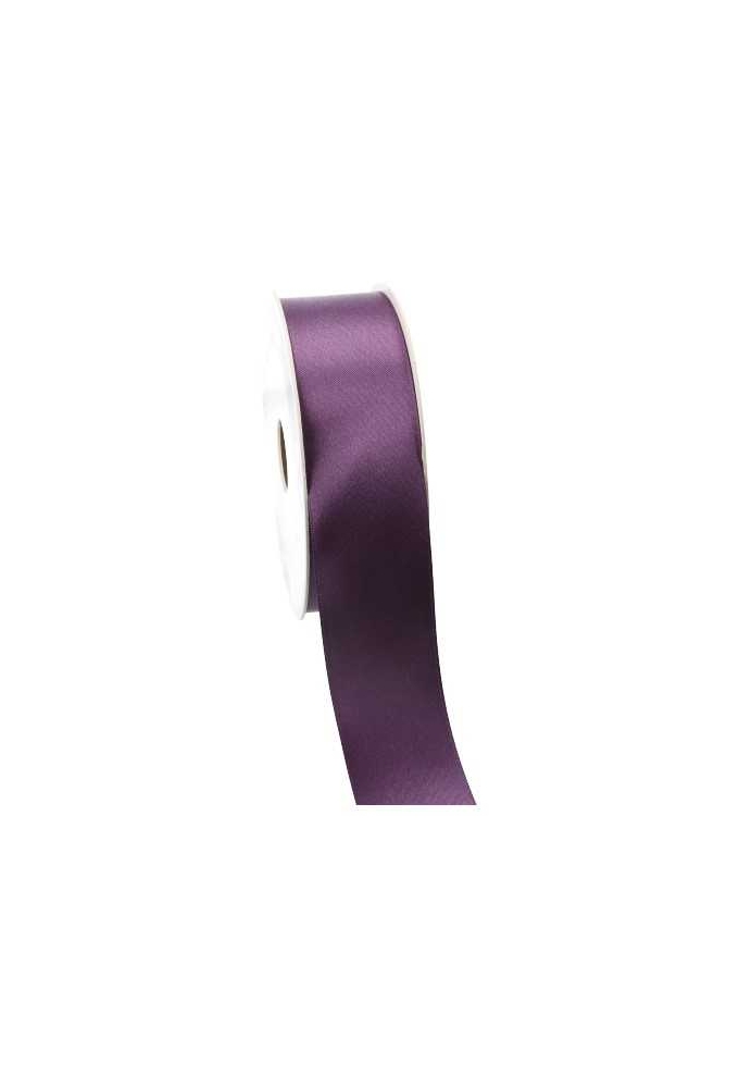 Satijn Dubbel Lint 40mm x 25 meter Paars