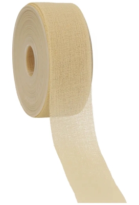 Geschenklint Naturel Polyester Delicate Zandbeige 40mm x 25meter