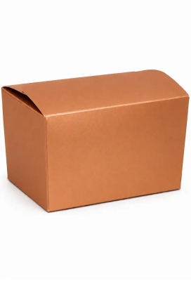 Bonbondoosjes KrabPraline Koper 150 grams 8,5x6x5,5cm 24stuks