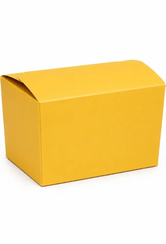 Bonbondoosjes KrabPraline Warm geel 250 grams 10x7x5,5cm 24stuks